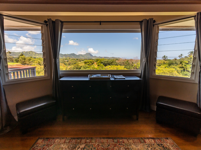 View from Alii Suite at Kauai Banyan Inn